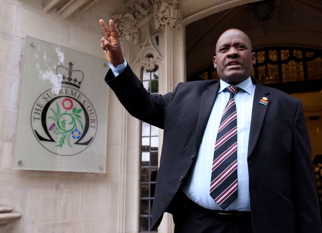 Louis Olivier Bancoult, leader of the Chagos Refugee Group