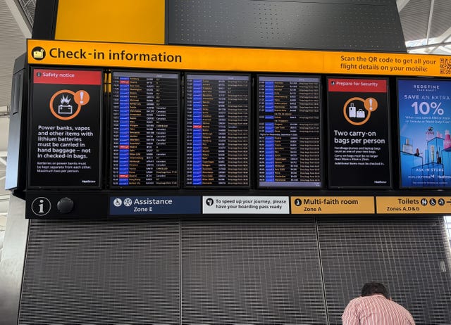 UK airports technical issue