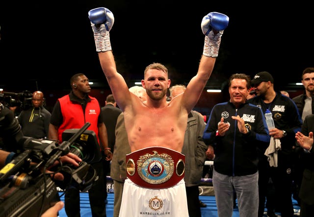 Billy Joe Saunders is the WBO super-middleweight champion (Paul Harding/PA)