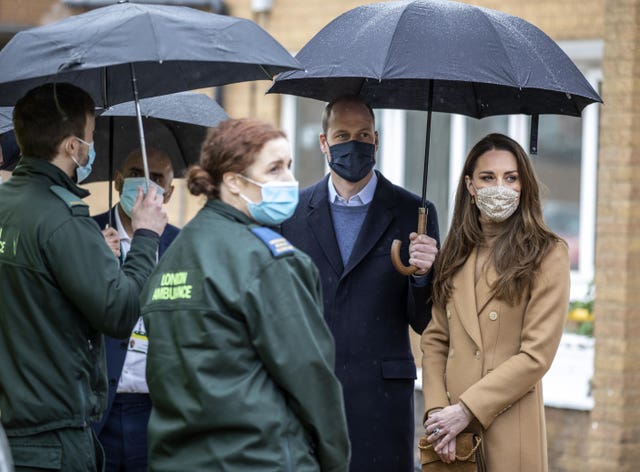 Royal visit to Newham ambulance station