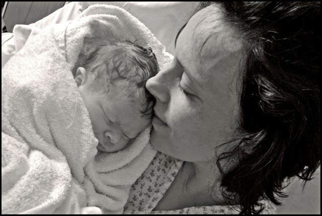 Rhiannon Davies with her daughter Kate Stanton Davies, who died shortly after birth in 2009