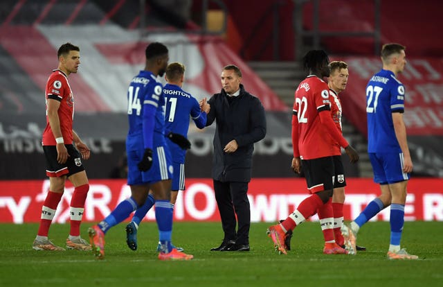 Ralph Hasenhuttl rues ‘wrong decision’ over red card in Leicester draw