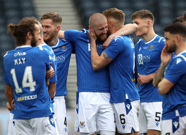 Shaun Rooney (centre) was the hero again