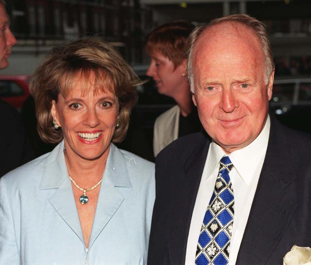 Rantzen with her husband Desmond Wilcox