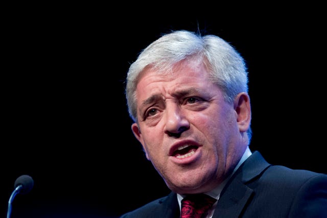 Commons Speaker John Bercow, who has faced claims he undermined a senior aide (Rick Findler/PA)