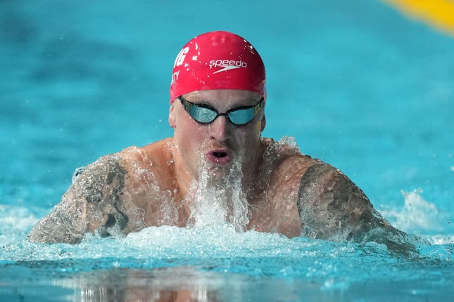Adam Peaty was unable to explain his defeat on Sunday night (Martin Rickett/PA)