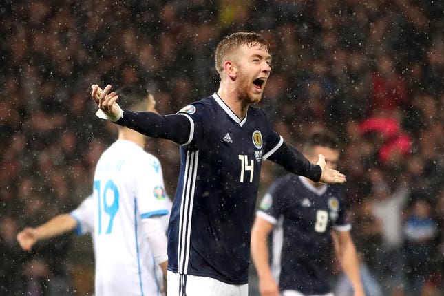 Stuart Findlay was also on target for the Scots