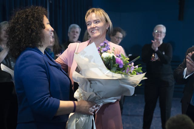 Sandie Peggie and Maya Forstater