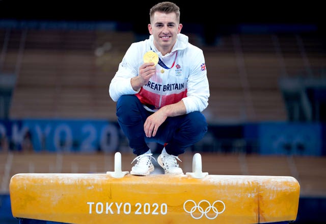 Max Whitlock successfully defended his Olympic title on the pommel horse in Tokyo