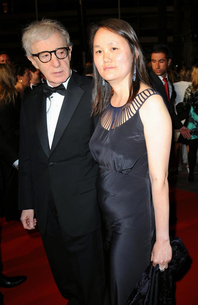 Woody Allen and his wife Soon-Yi Previn