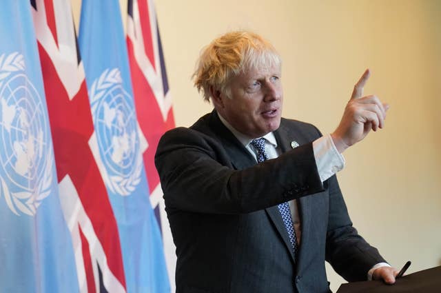 Boris Johnson visit to US
