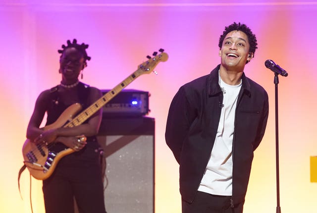 Loyle Carner performing on The Graham Norton Show