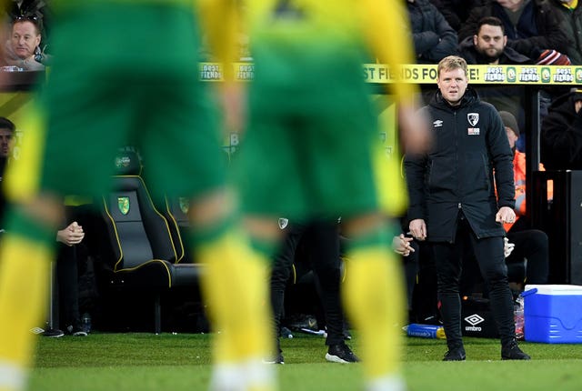 Bournemouth manager Eddie Howe