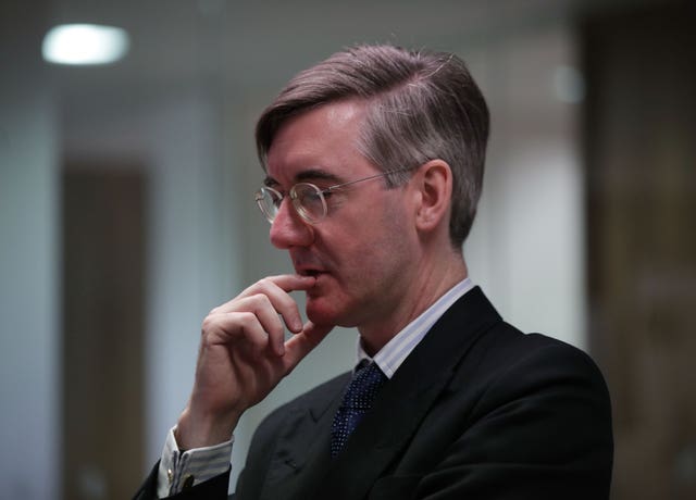 Jacob Rees-Mogg visit to Press Association (Yui Mok/PA)
