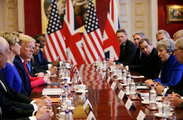 President Trump state visit to UK – Day Two