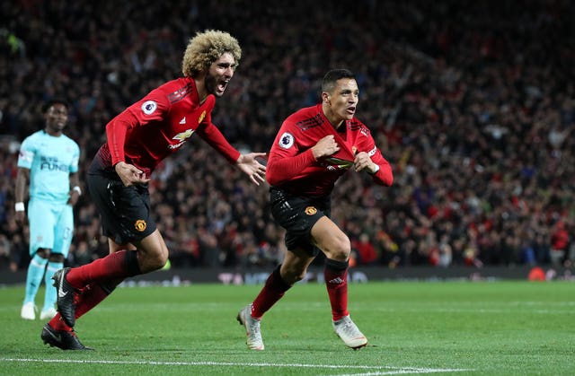 Alexis Sanchez (right) and Marouane Fellaini are both out of the Juventus clash