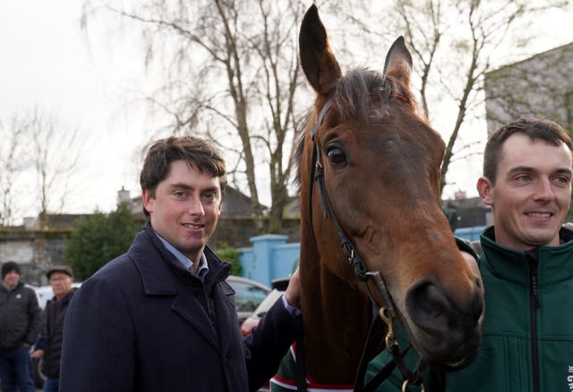 Emmet Mullins with his National hero Noble Yeats