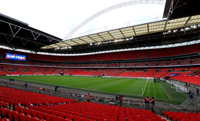 Wembley Stadium. (PA)