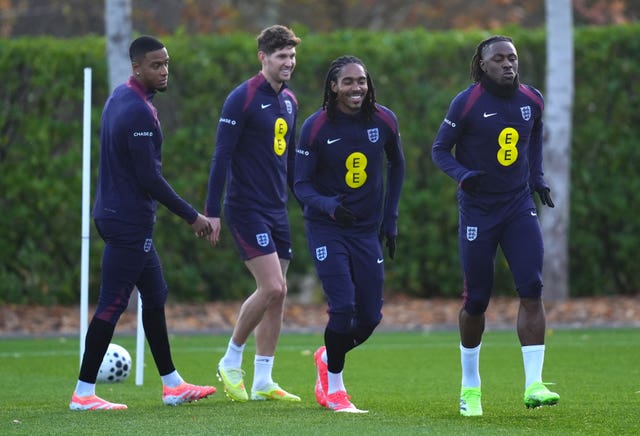 England in training