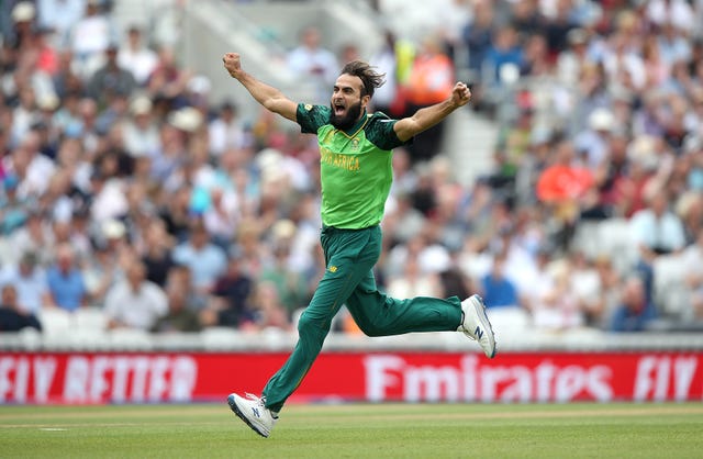 Imran Tahir kick-started a debate about England's proficiency when faced with spin at the start of their innings (Tim Goode/PA)