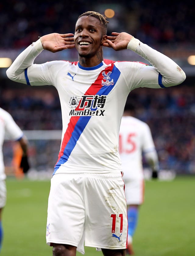 Wilfried Zaha signed a five-year contract at Selhurst Park last year 