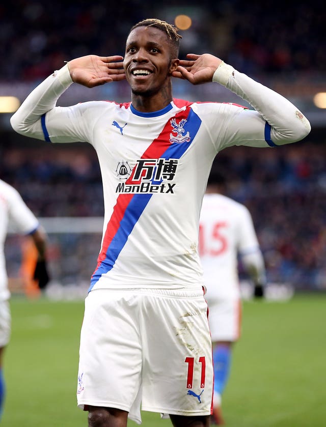Wilfried Zaha signed a five-year contract at Selhurst Park last year