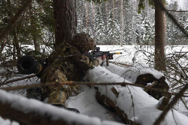 British troops in Estonia