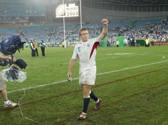 Wilkinson salutes the crowd