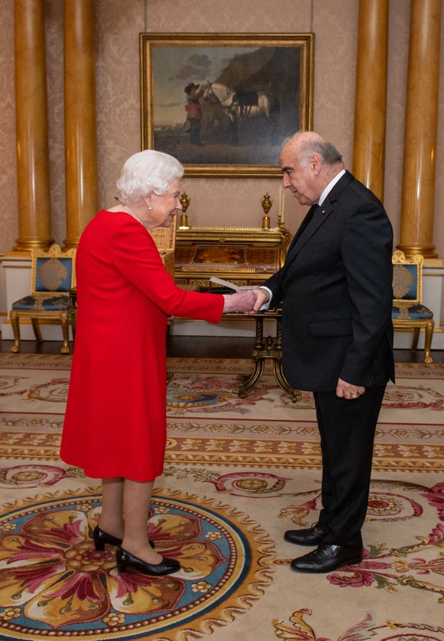 Audiences at Buckingham Palace