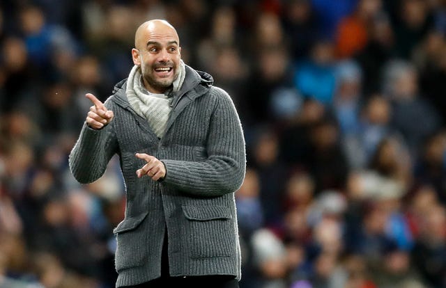 Manchester City manager Pep Guardiola is chasing silverware on four fronts