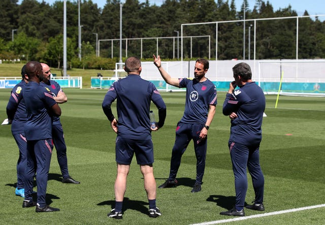 Gareth Southgate and his staff have been overseeing training ahead of the opening game against Croatia.