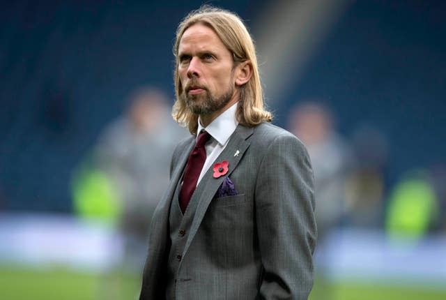 Austin MacPhee had a spell as Hearts caretaker