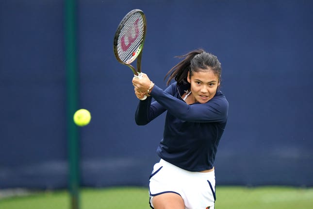 Watson could face British number one Emma Raducanu in the second round