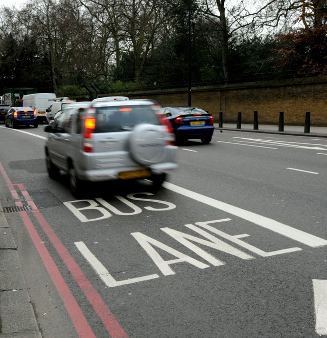 Bus lanes