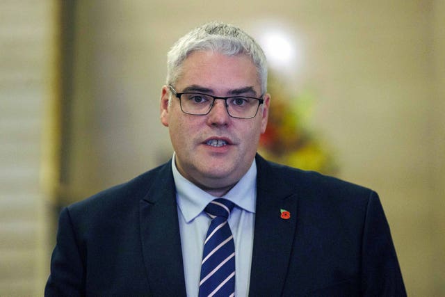 DUP leader Gavin Robinson