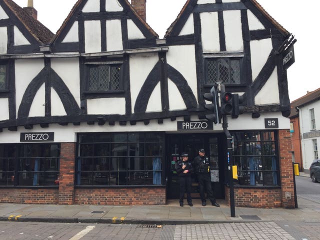 The Prezzo restaurant in Salisbury