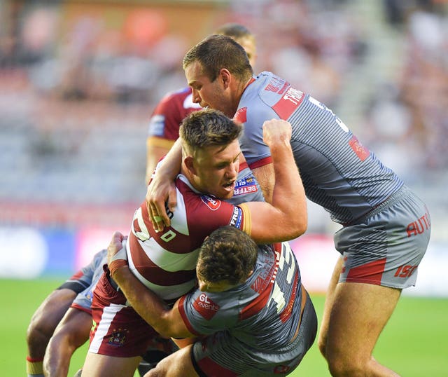 Wigan Warriors v Catalan Dragons – Betfred Super League – DW Stadium