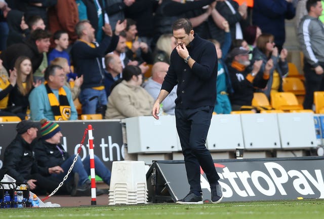 Frank Lampard made a losing start on his return to Chelsea (Nigel French/PA)