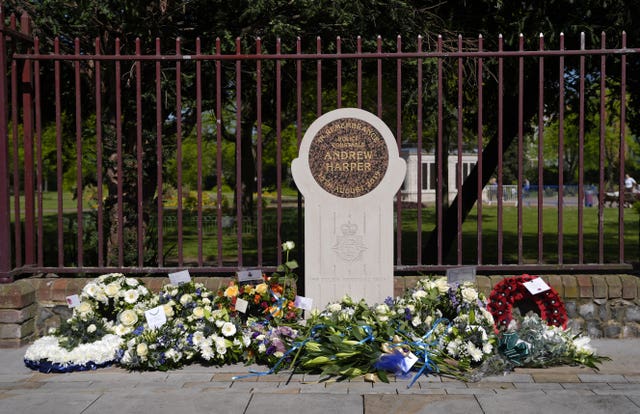 PC Andrew Harper memorial stone