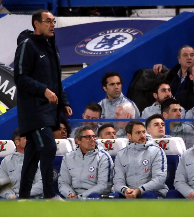 Maurizio Sarri and Kepa Arrizabalaga