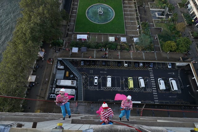 St Thomas’ Hospital abseil