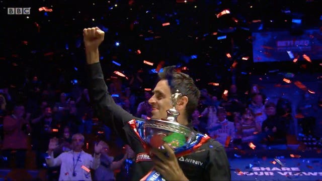 O'Sullivan won his latest world title at The Crucible in August 