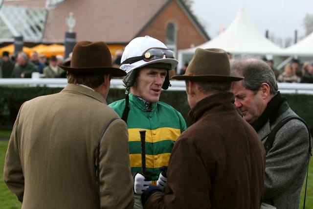 The Champ team together in Sir Anthony McCoy's racing days