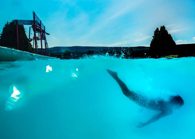 Underwater swimming. (PA)