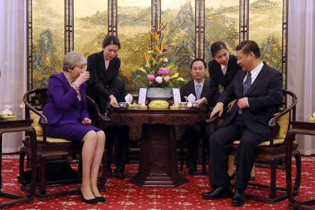 Theresa May visit to China - Day Two