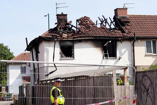 Emergency services at the scene