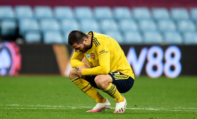 Arsenal were beaten by relegation-threatened Aston Villa on Tuesday night.