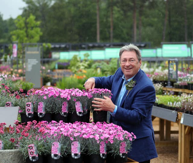 Alan Titchmarsh has backed the calls for Government support of the industry (Steve Parsons/PA)