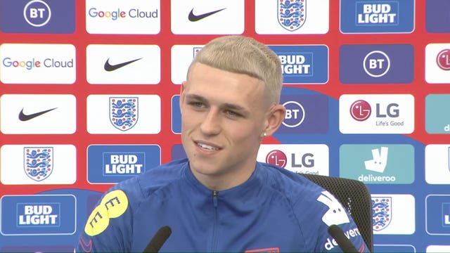 Phil Foden Viortual Press Conference