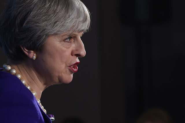 Theresa May will chair a meeting of the Brexit Cabinet sub-committee (Paul Ellis/PA)